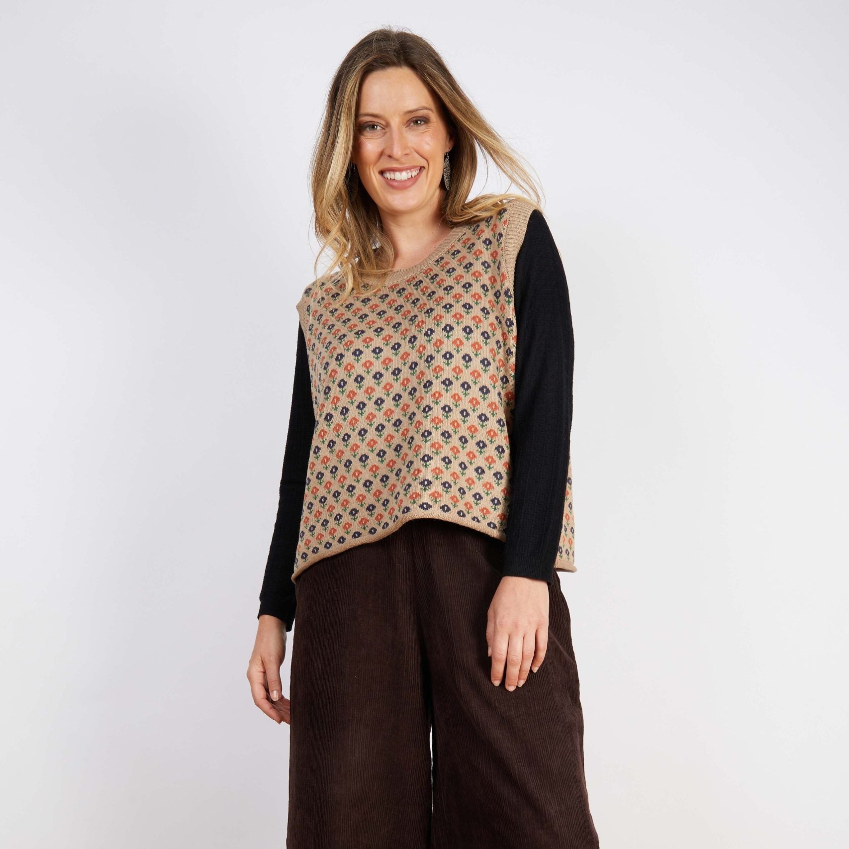 Flower Vest | Natural