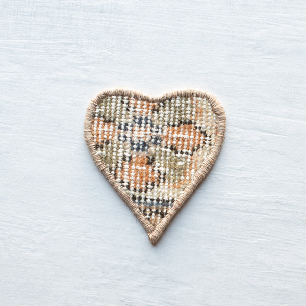 Kilim Heart Coaster