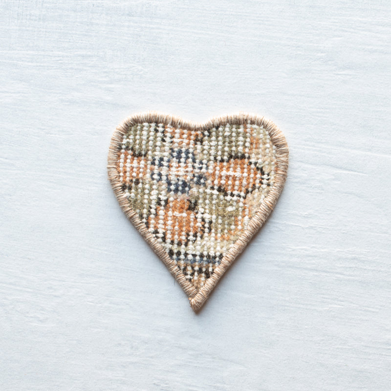 Kilim Heart Coaster