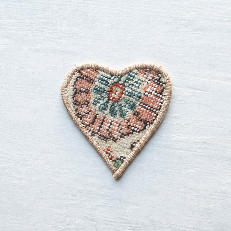 Kilim Heart Coaster