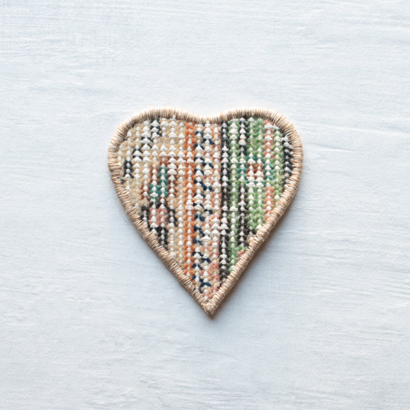 Kilim Heart Coaster