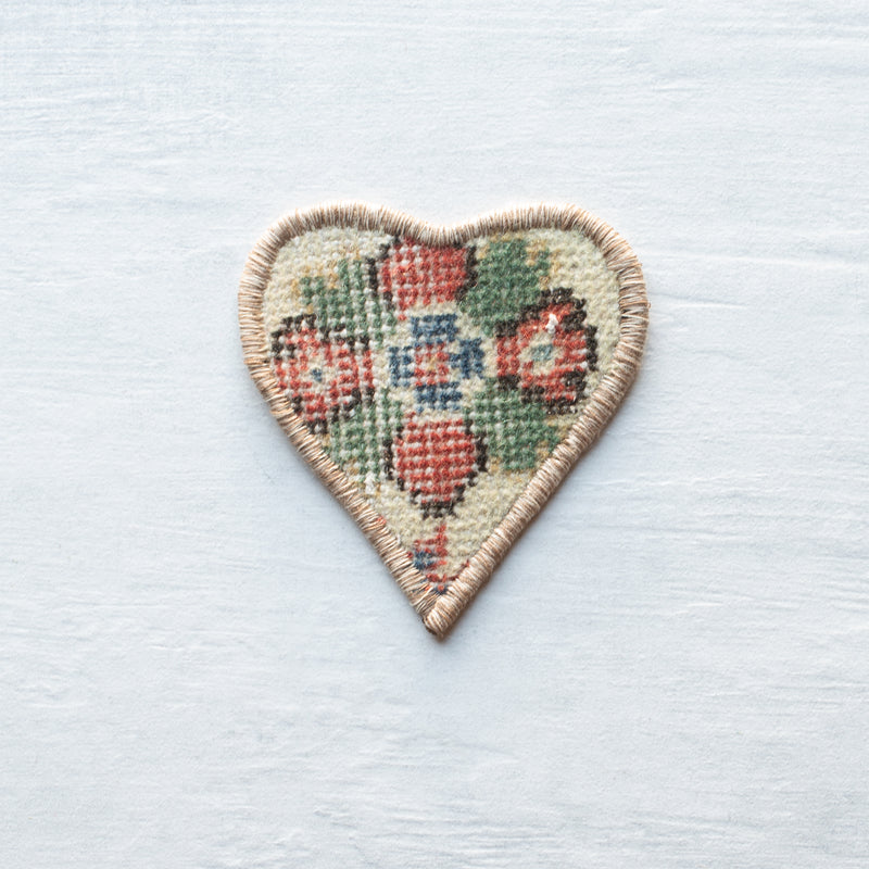 Kilim Heart Coaster