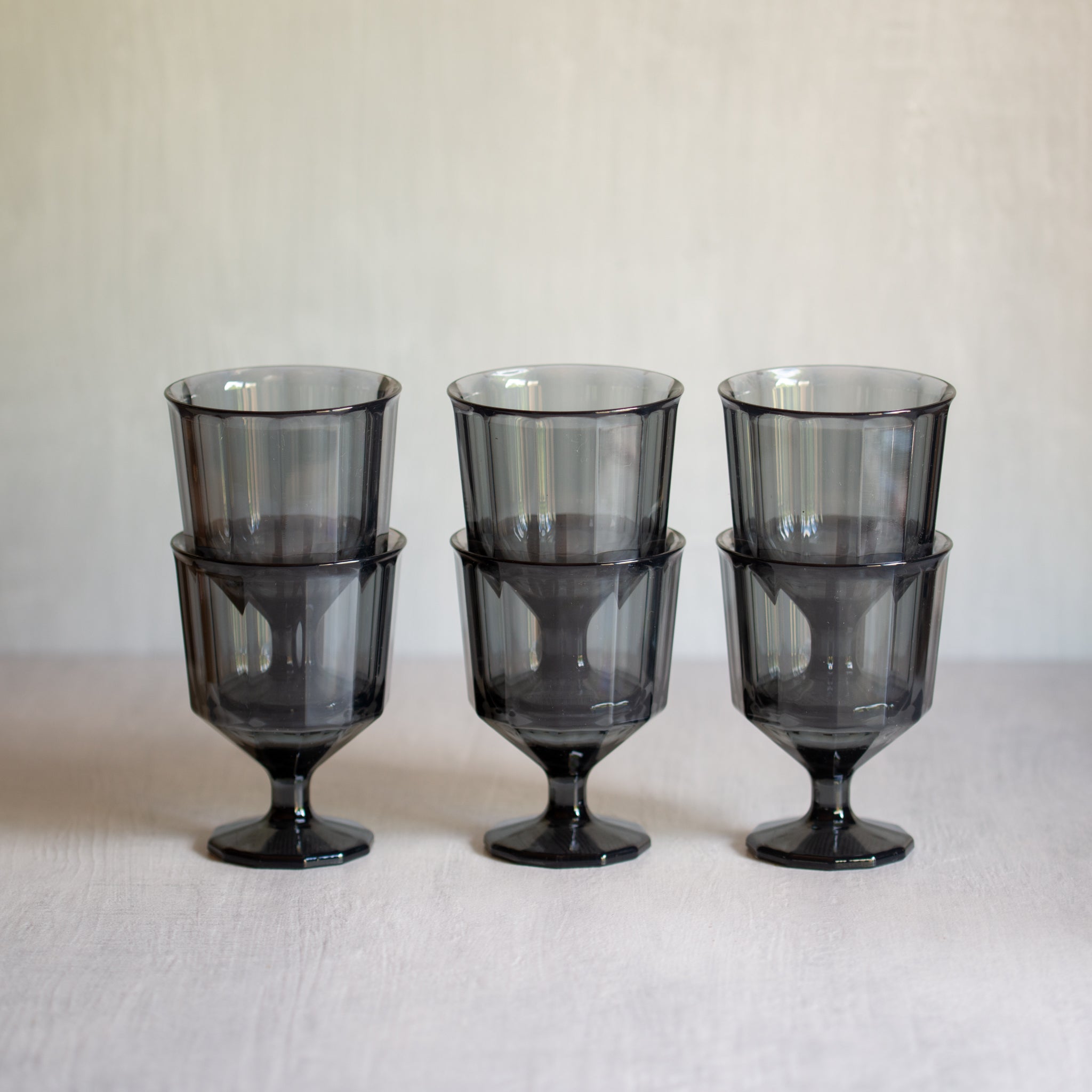 Kinto Wine Glass | Set of 6 | Smoke