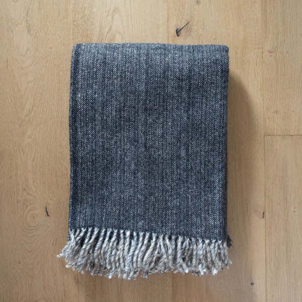 Klippan NZ Wool Blanket - Bjork Black