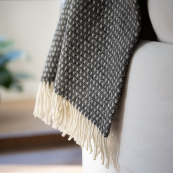 Klippan NZ Wool Blanket |  Knut [Dark Grey]