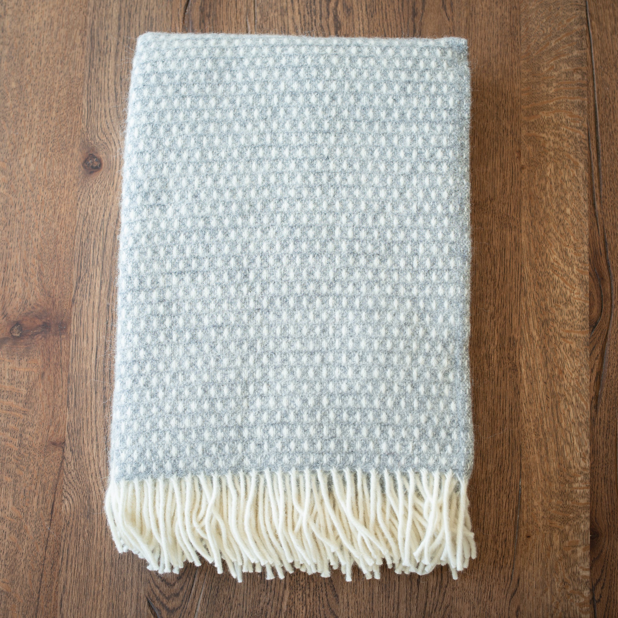 Klippan NZ Wool Blanket |  Knut [Light Grey]