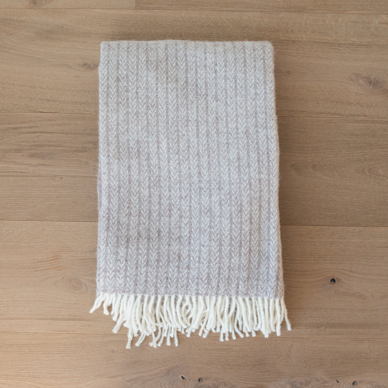 Klippan NZ Wool Blanket | Otis | Beige Melange