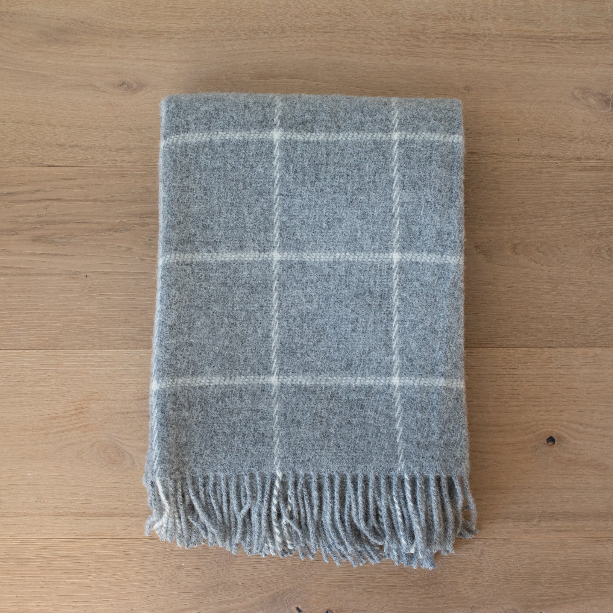 Klippan NZ Wool Blanket | Vinga Light Grey