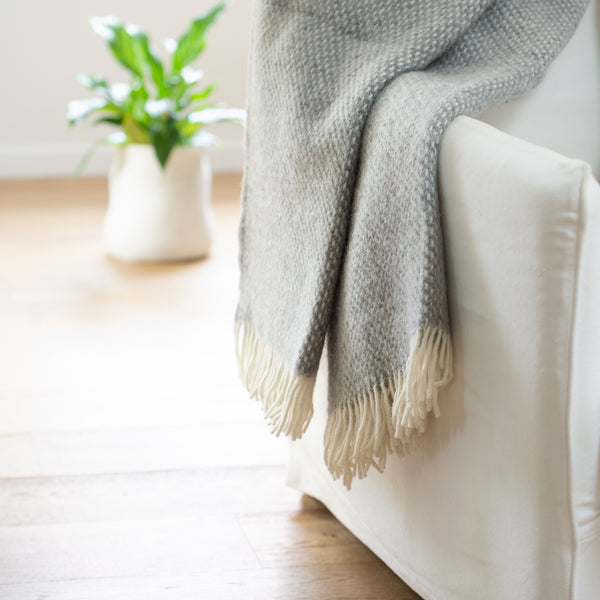 Klippan NZ Wool Blanket | Preppy Grey