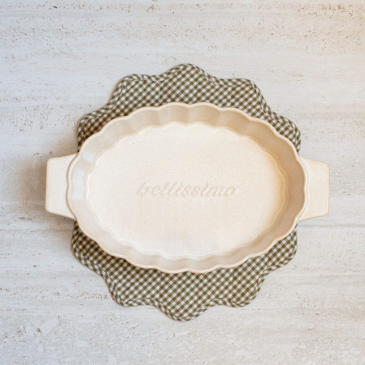 Laredo Cotton Placemat | Olive