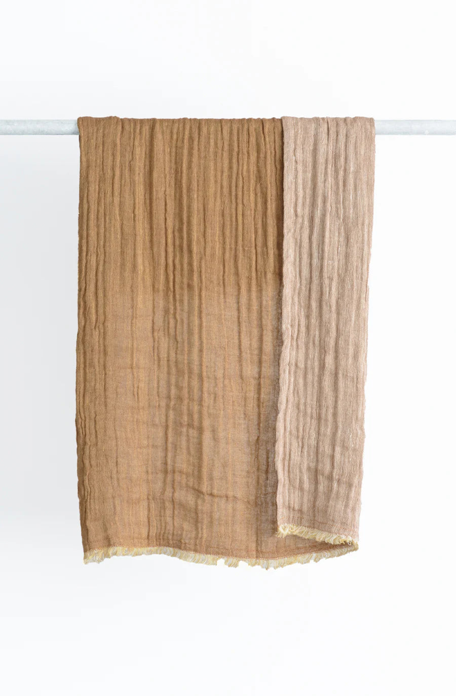 Linen + Cotton Hand Towel | Sepia/Rose