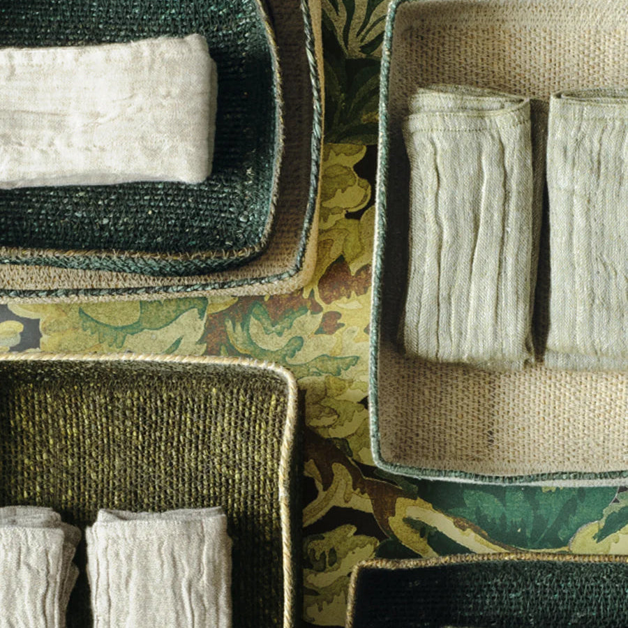 Linen + Cotton Face Washer | Thyme