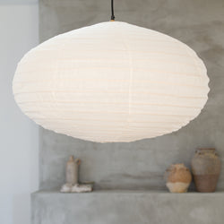 Linen Light Shade | Ovalê - 80cm | Off White