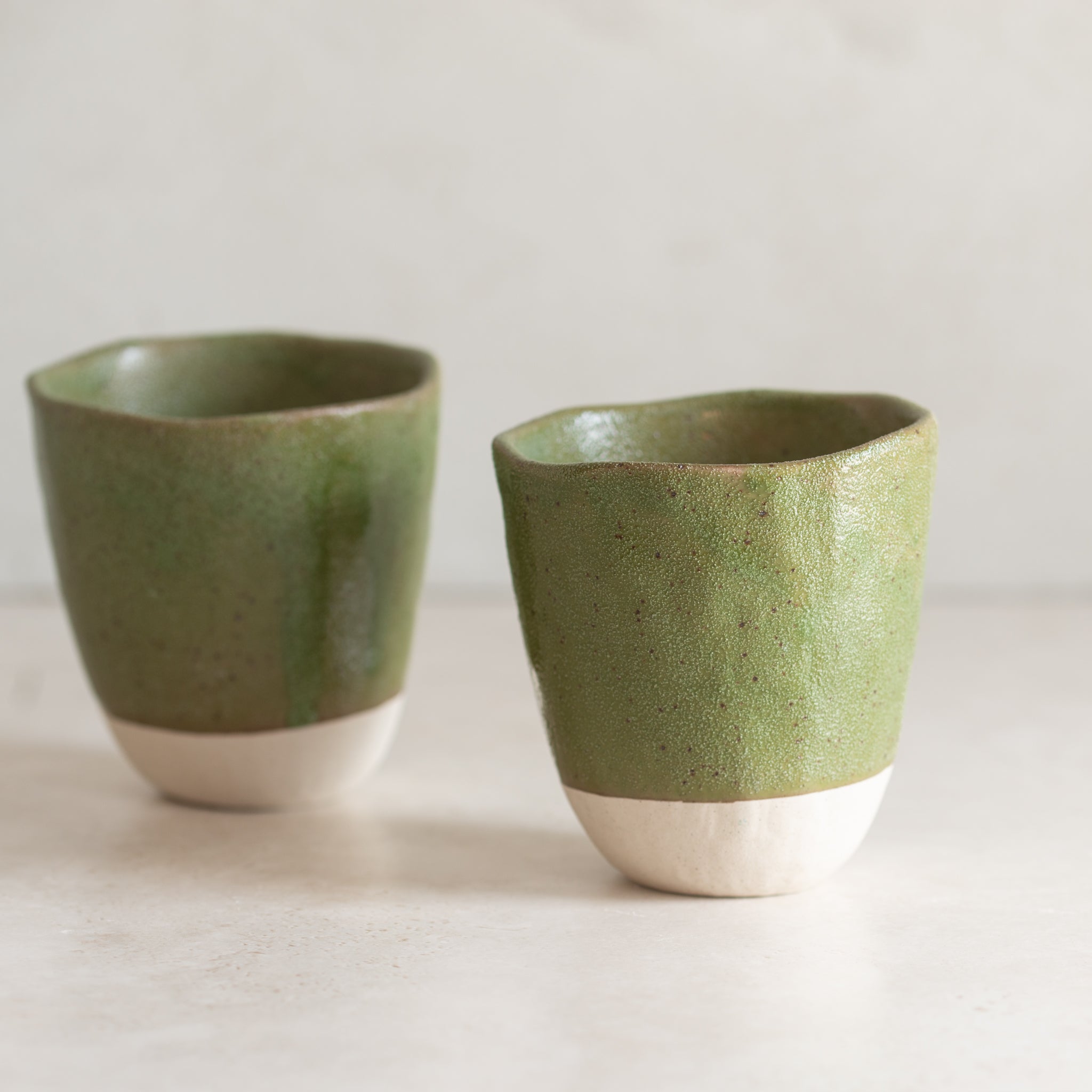 Japanese Ceramics | Lopsided Mug | Large | Matcha