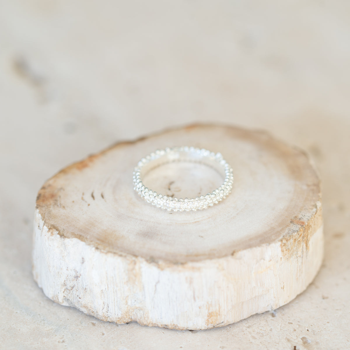 M+P | Fine Organic Band | Silver