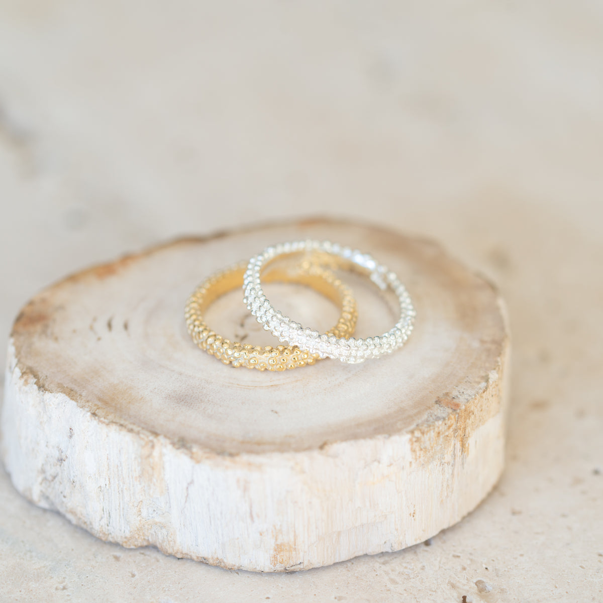 M+P | Fine Organic Band | Silver