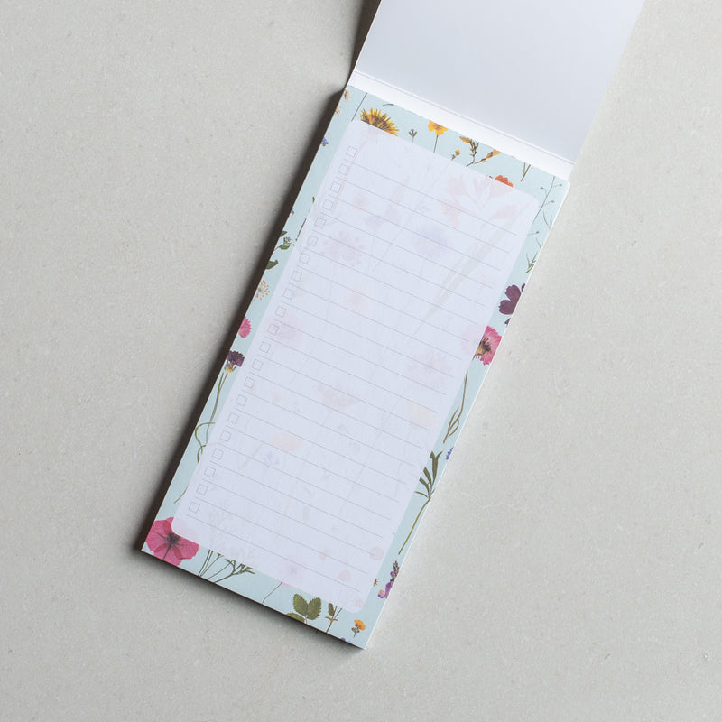 Magnetic Notepad | Mint Bloom