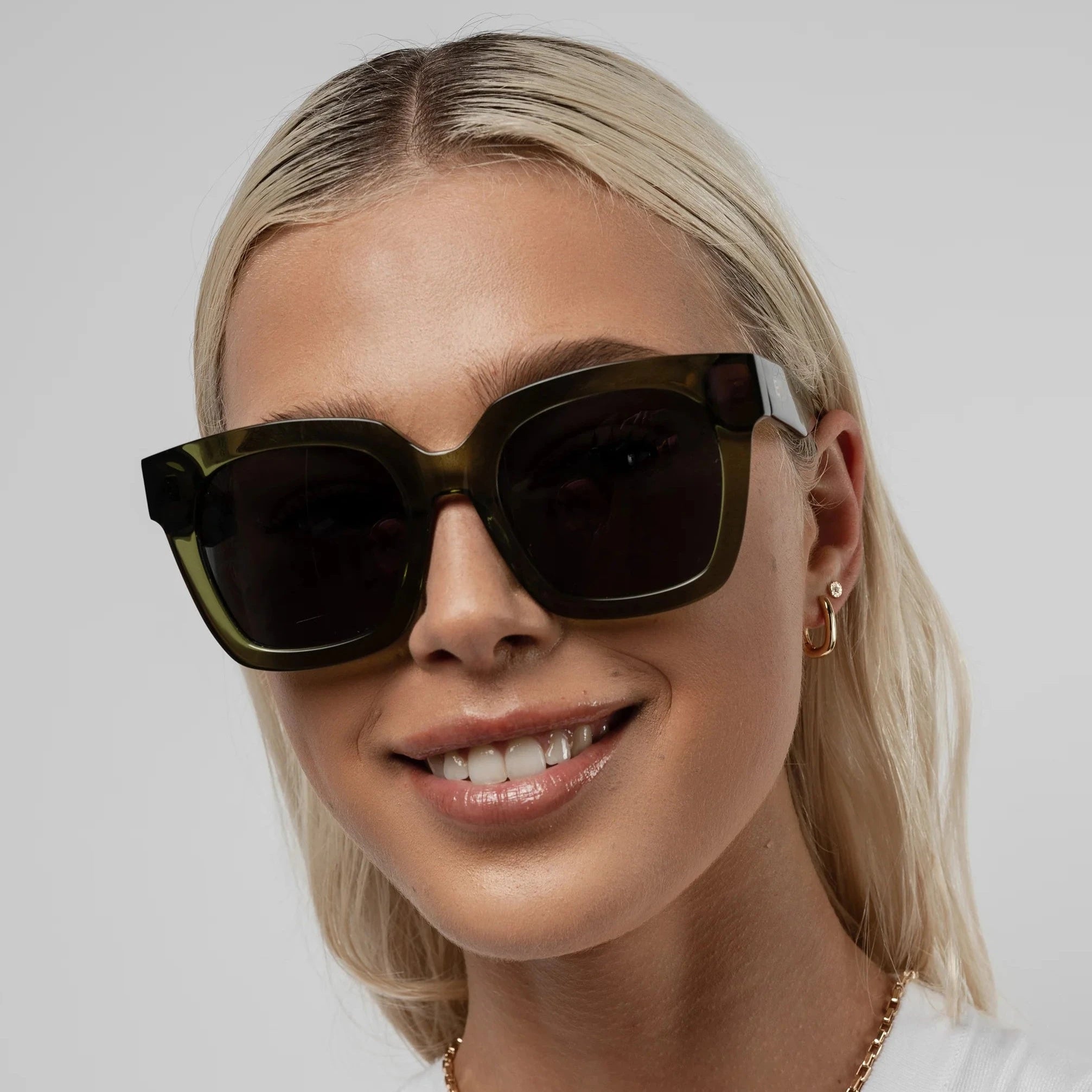 Isle of Eden Sunglasses | Maleika - Bottle Green