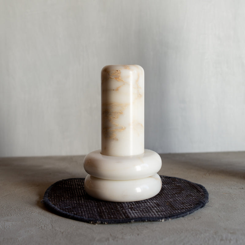 Molecular Marble Vase | Calcutta Gold