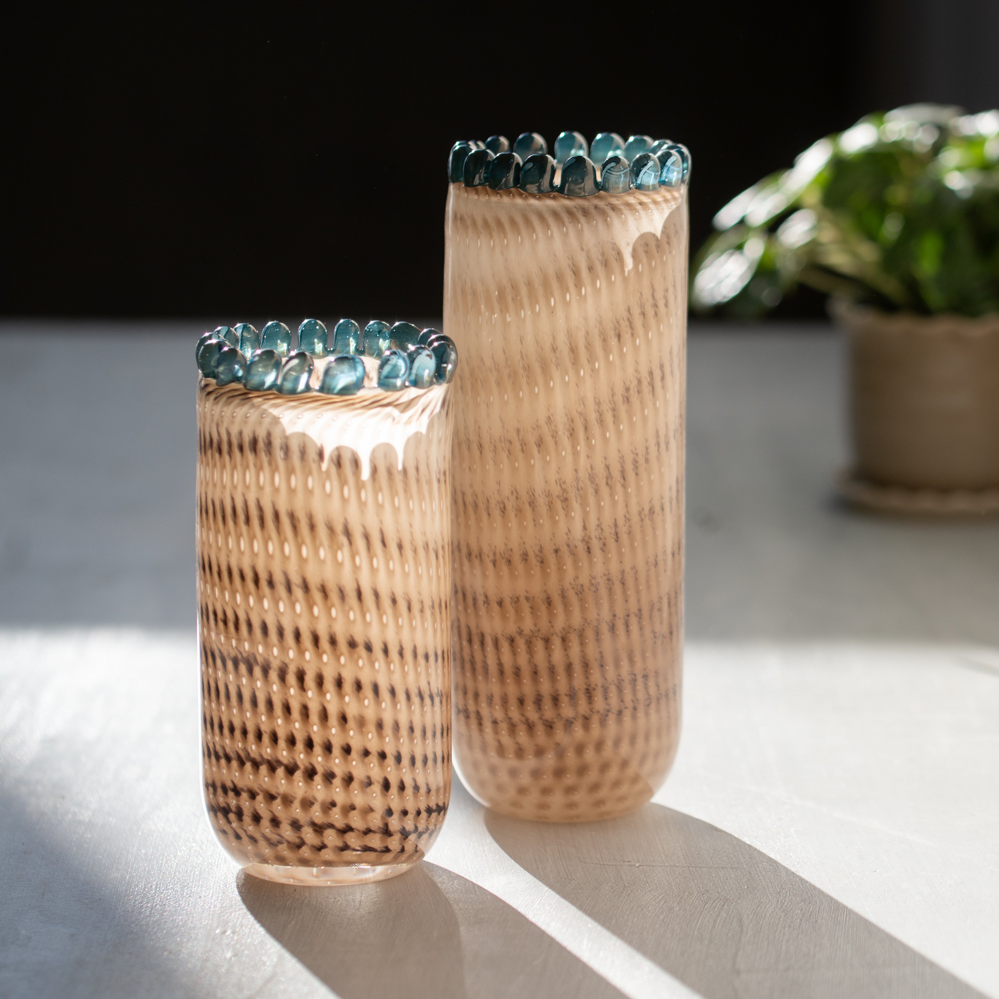 Masina Glass Vases | Smoky Taupe