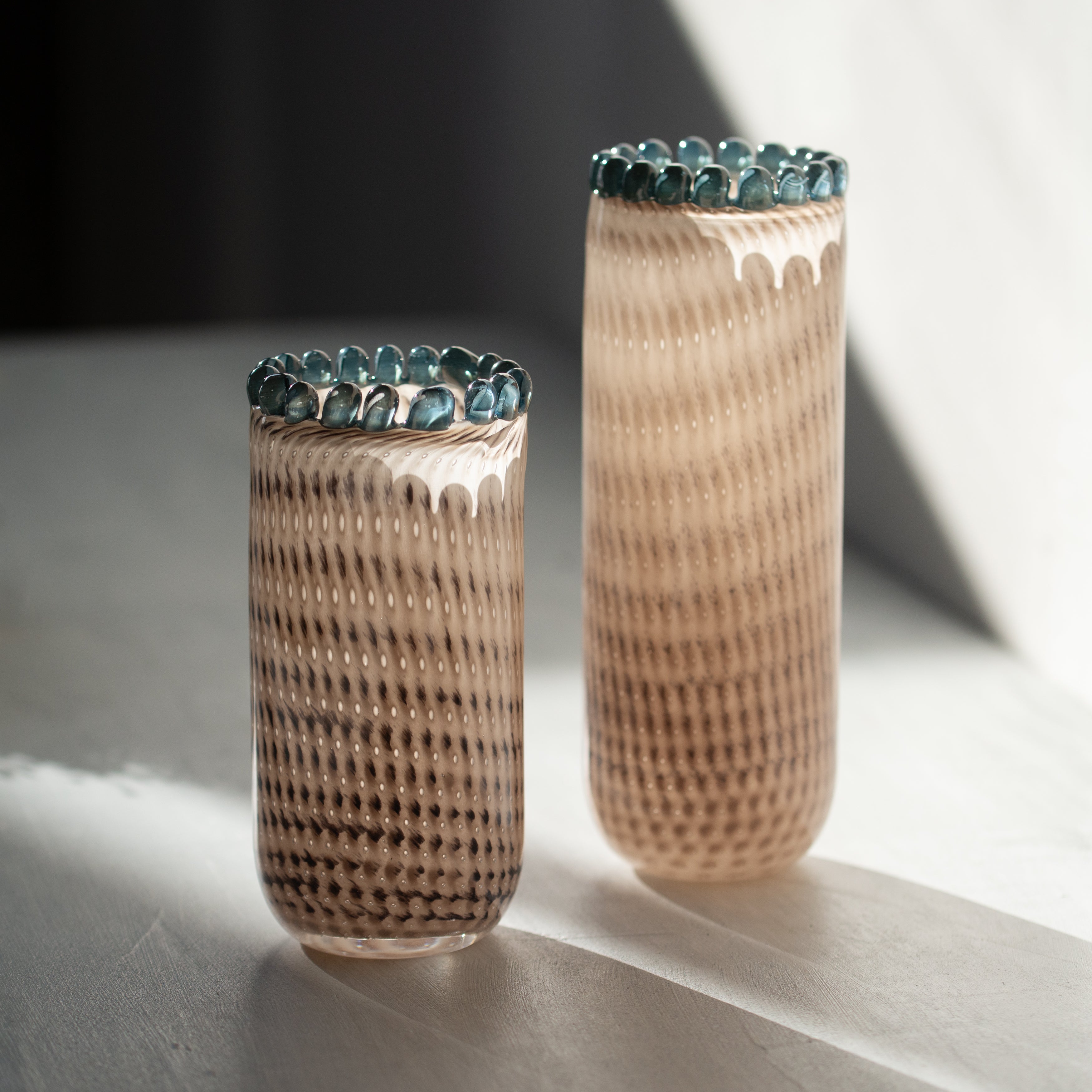 Masina Glass Vases | Smoky Taupe