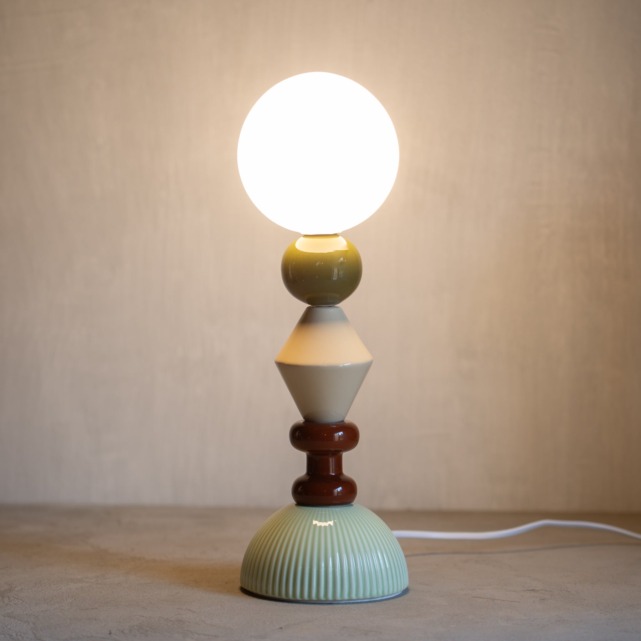Memphis Porcelain Lamp
