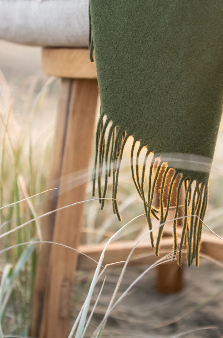 Loom | Merino Cashmere Throw | Forest