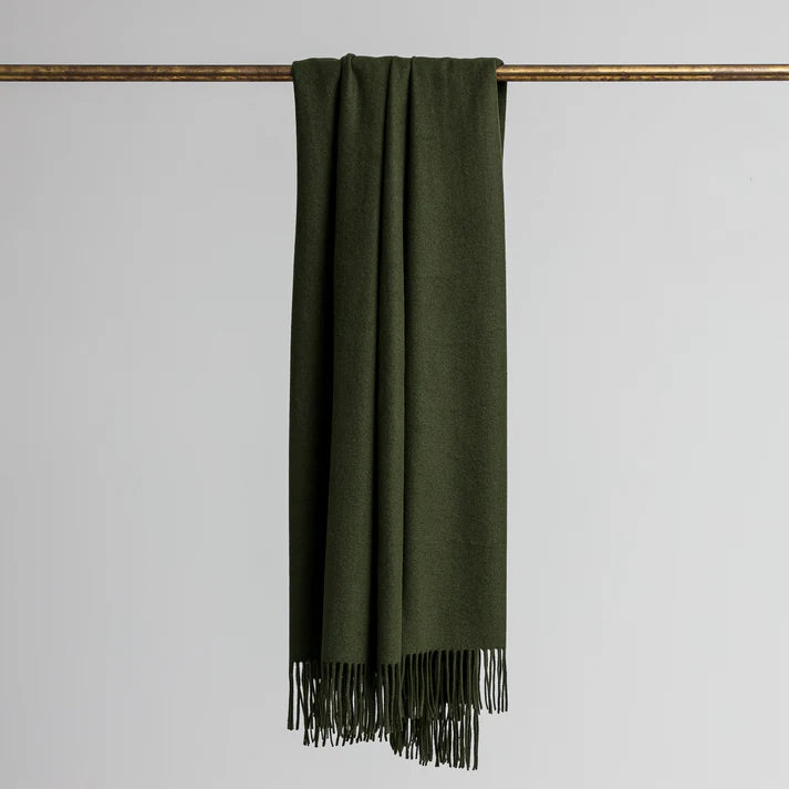 Loom | Merino Cashmere Throw | Forest