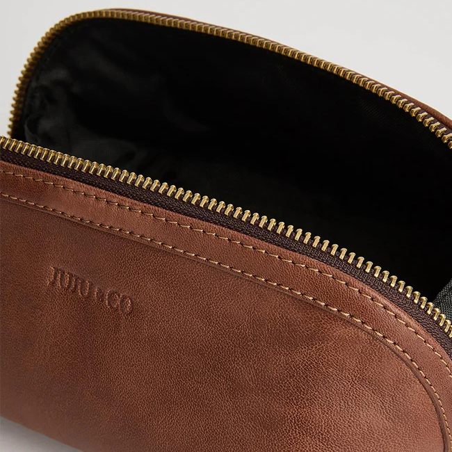 Juju & Co. | Mini Transit Pouch | Cognac