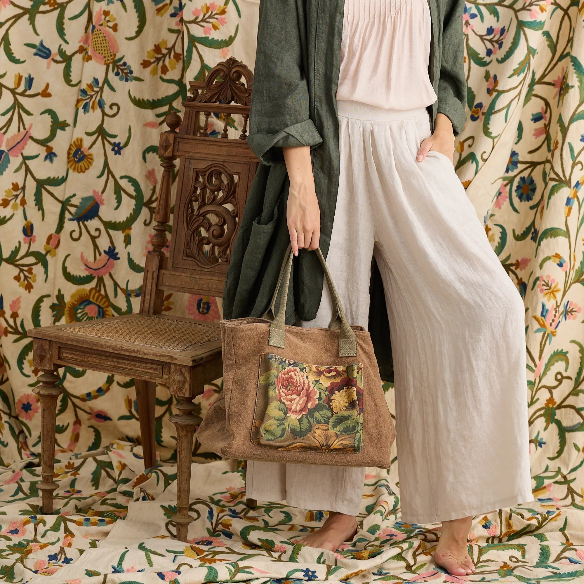 Peregrine Linen Tote | Sand