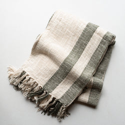 Summer Cotton Throw | Olive