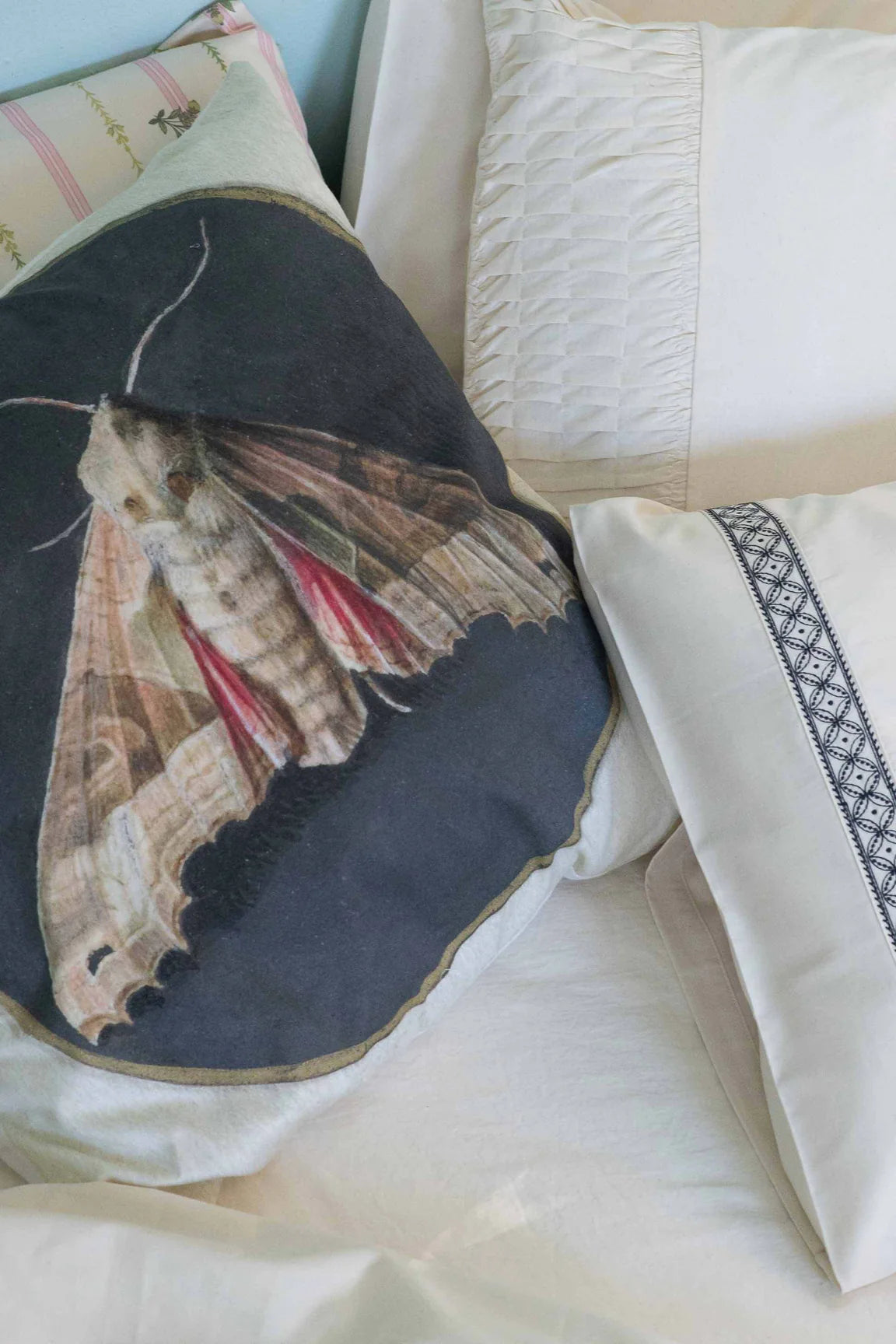 Cushion Cover | Moth Print