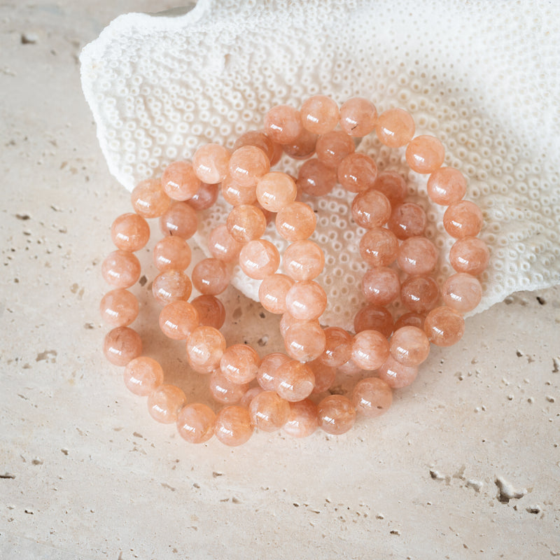 Natural Stone Bracelet | Sunstone