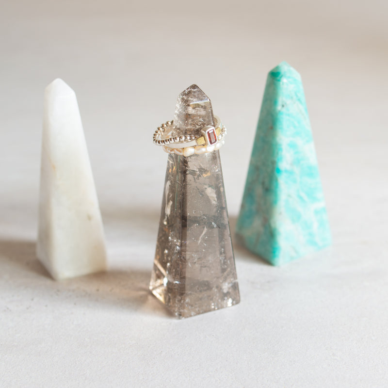 Smokey Quartz Obelisk