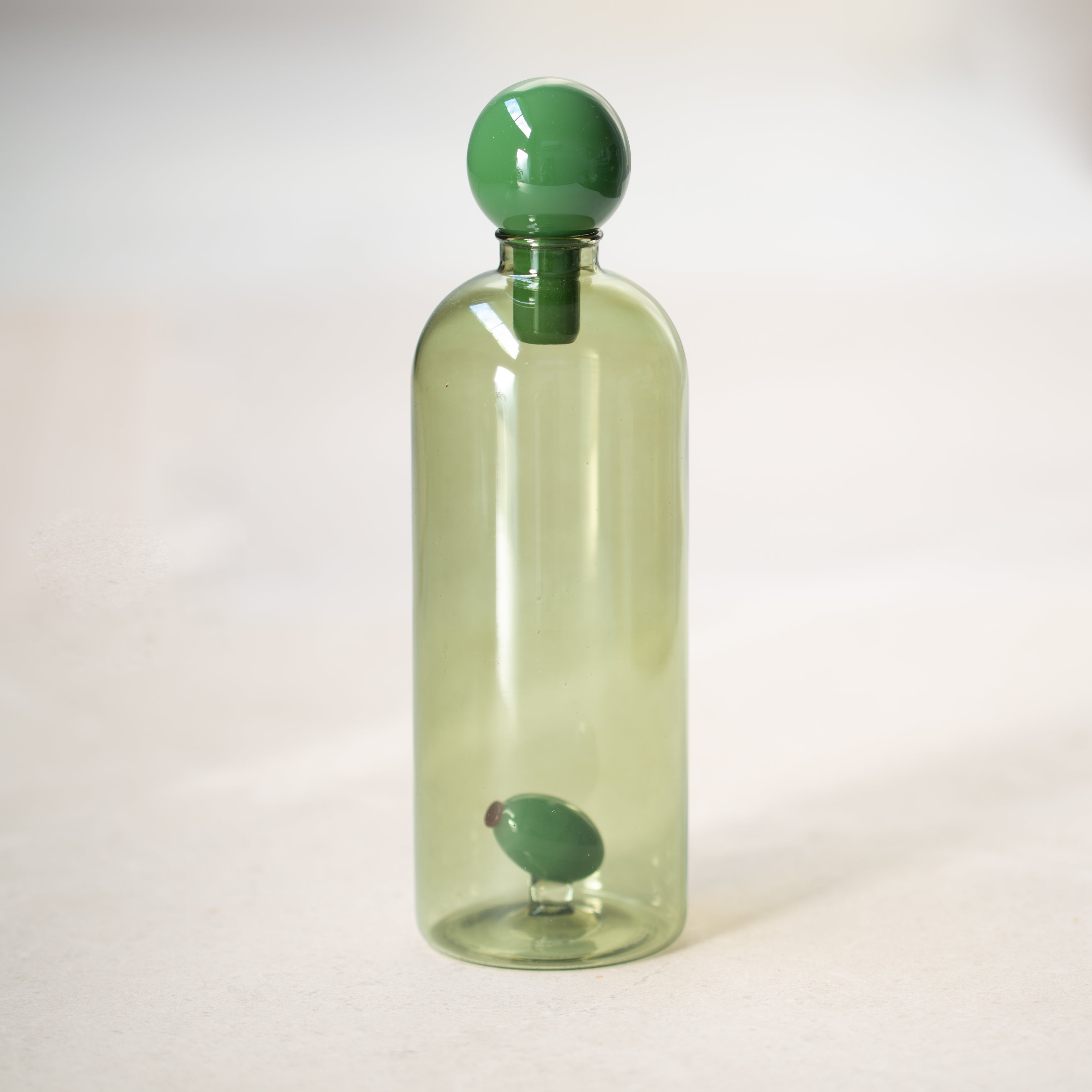 Glass Olive Oil Bottle | Green