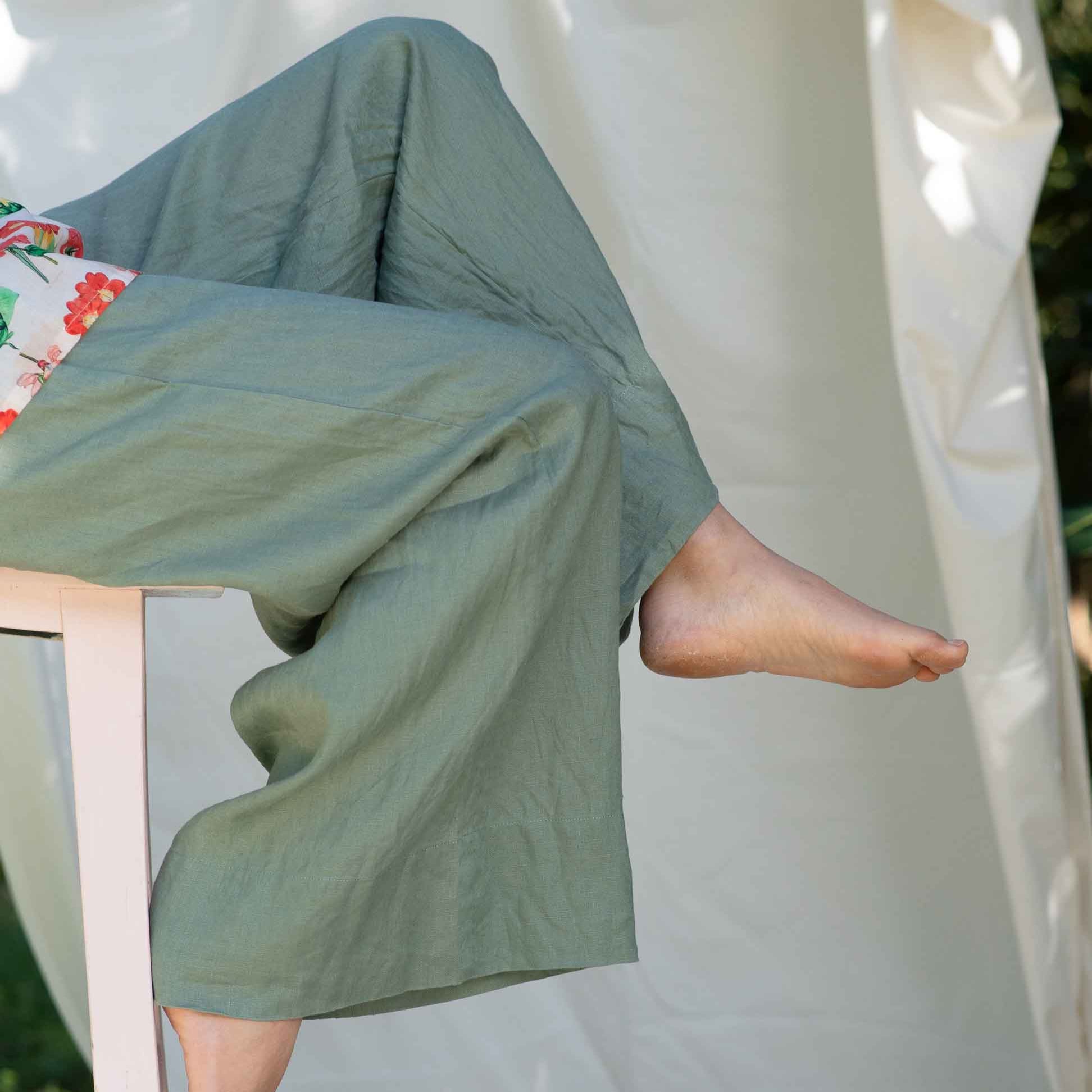 Lazybones Pant | Ollie | Mineral Green