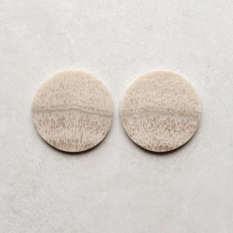 Marble Onyx Coasters | Pair | G