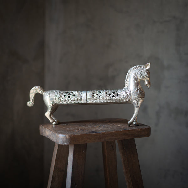 Ornate Long Horse | Silver