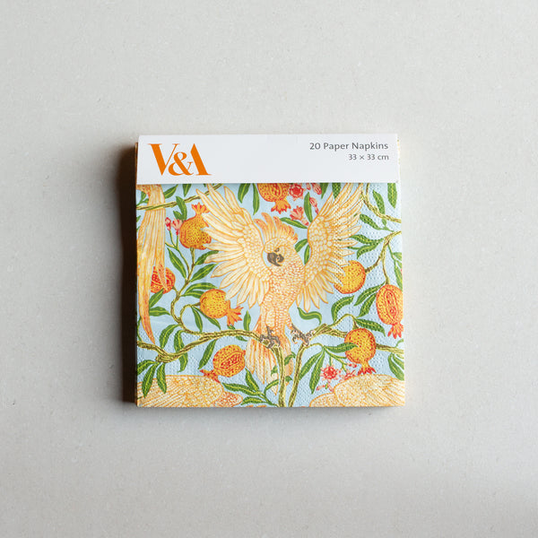 Paper Napkin | Cockatoo and Pomegranate | 20