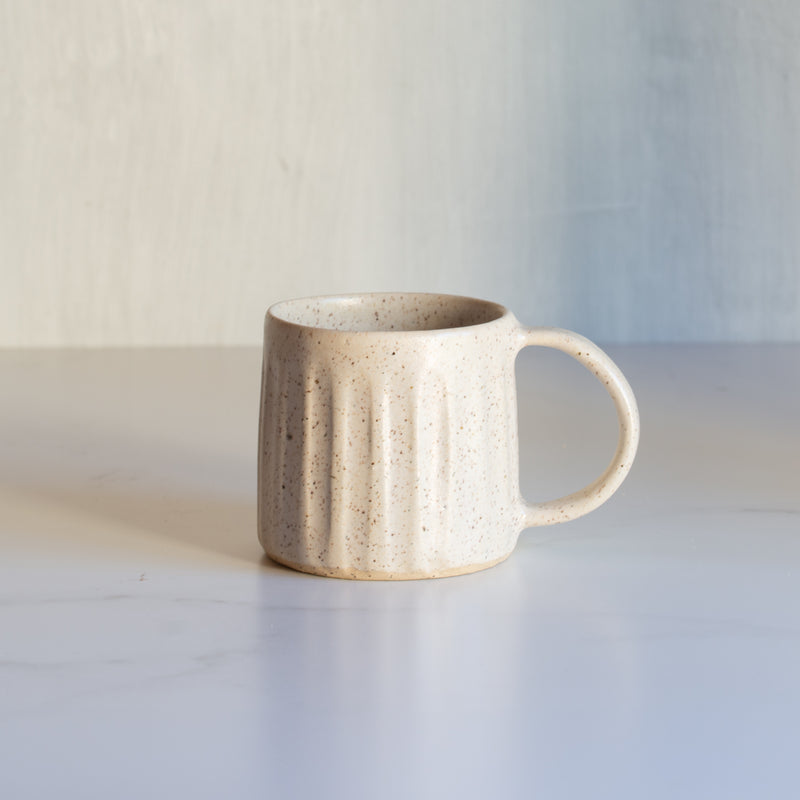 The Payge Carved Mug | Walnut Spice Glaze