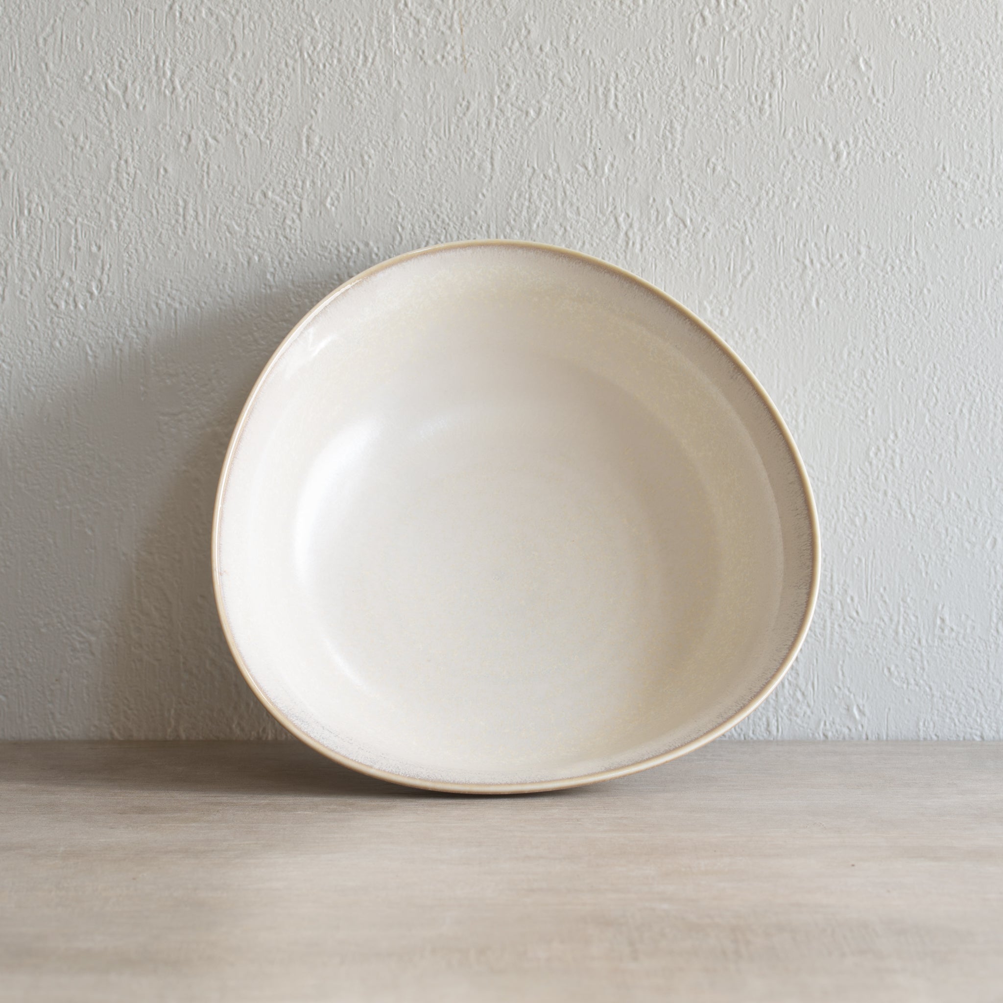 Japanese Ceramics | Wabi Sabi Footed Bowl | Pearl