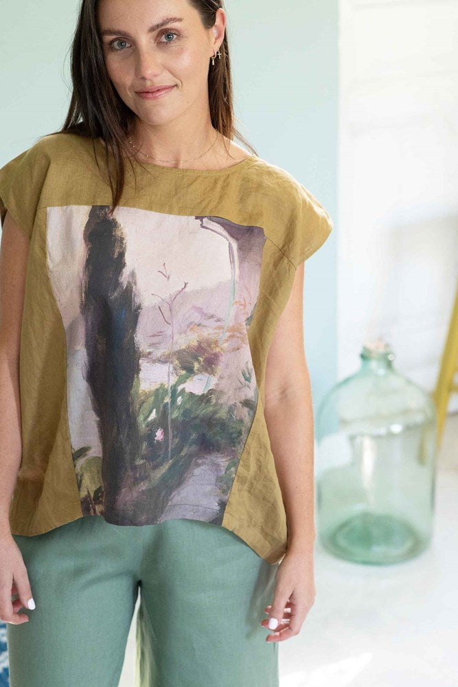 Lazybones Peggy Top | Garden View