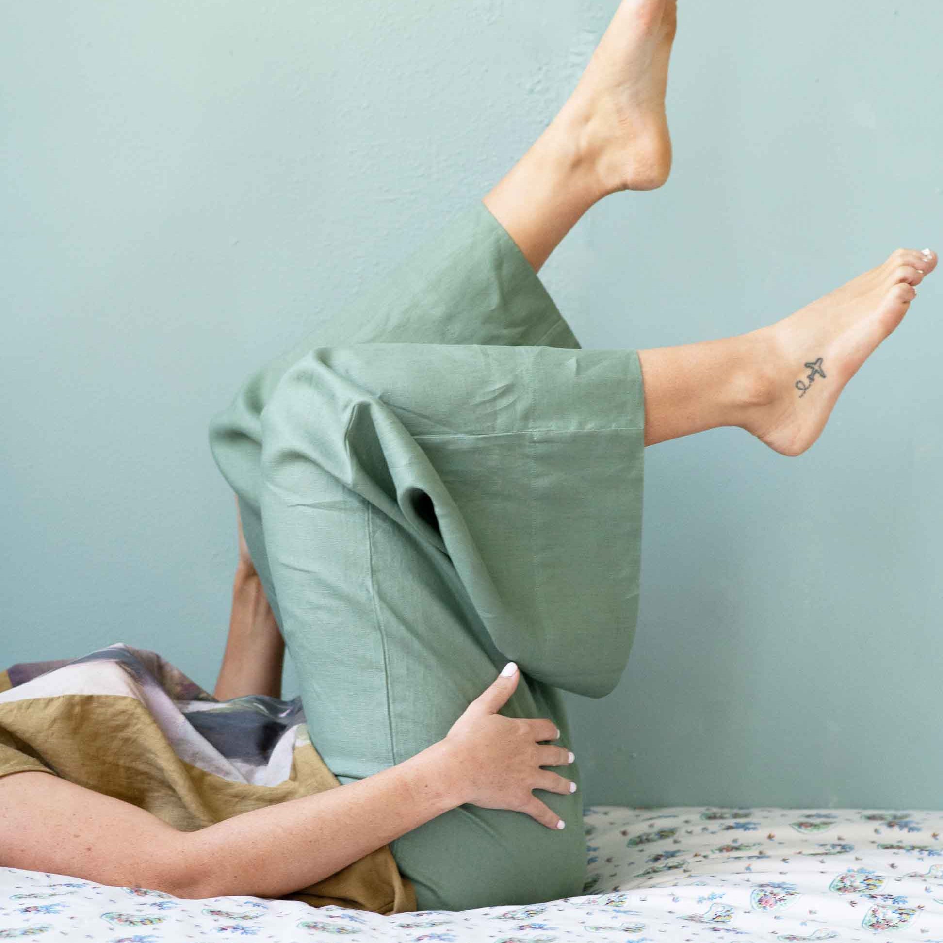 Lazybones Pant | Ollie | Mineral Green