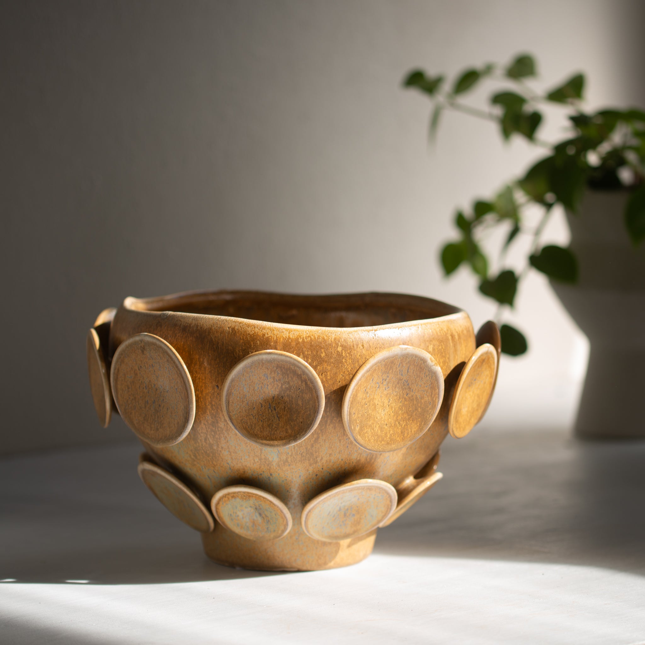 Perai Ceramic Planter | Tan