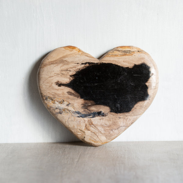 Petrified Wood | Large Love Heart (10)