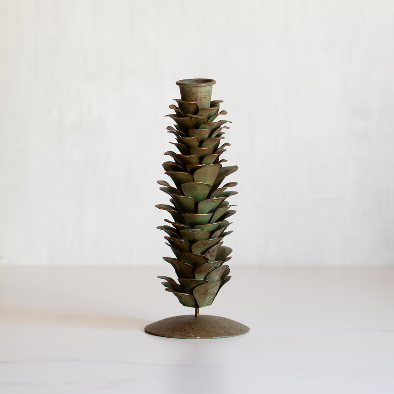 Pinecone Candle Stand | Large