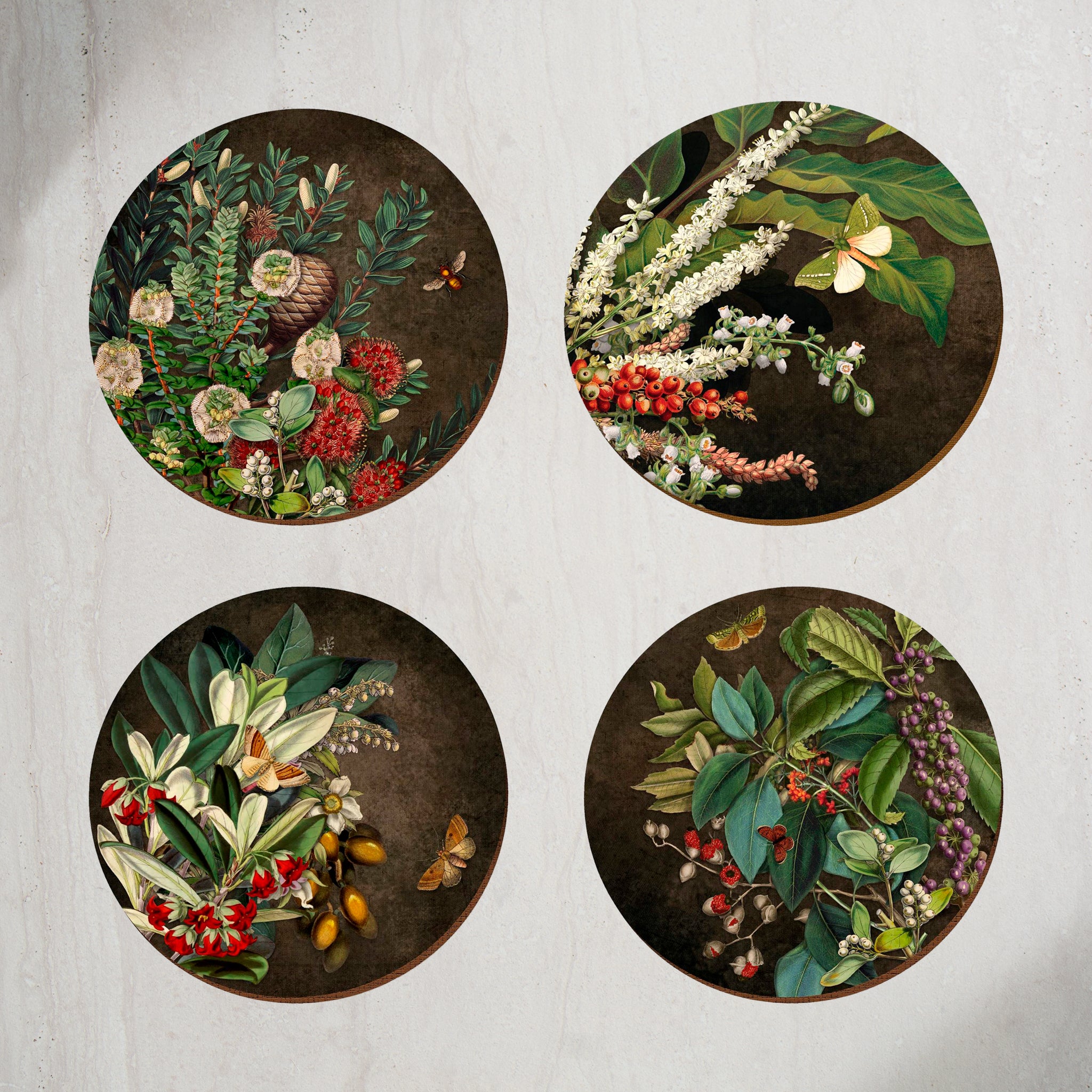 NZ Placemats | Flora + Fauna | Set 4