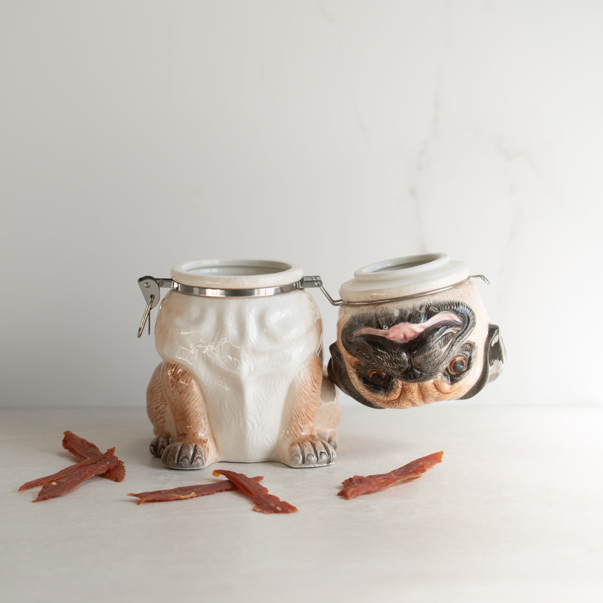 Pug | Ceramic Dog Treat Jar