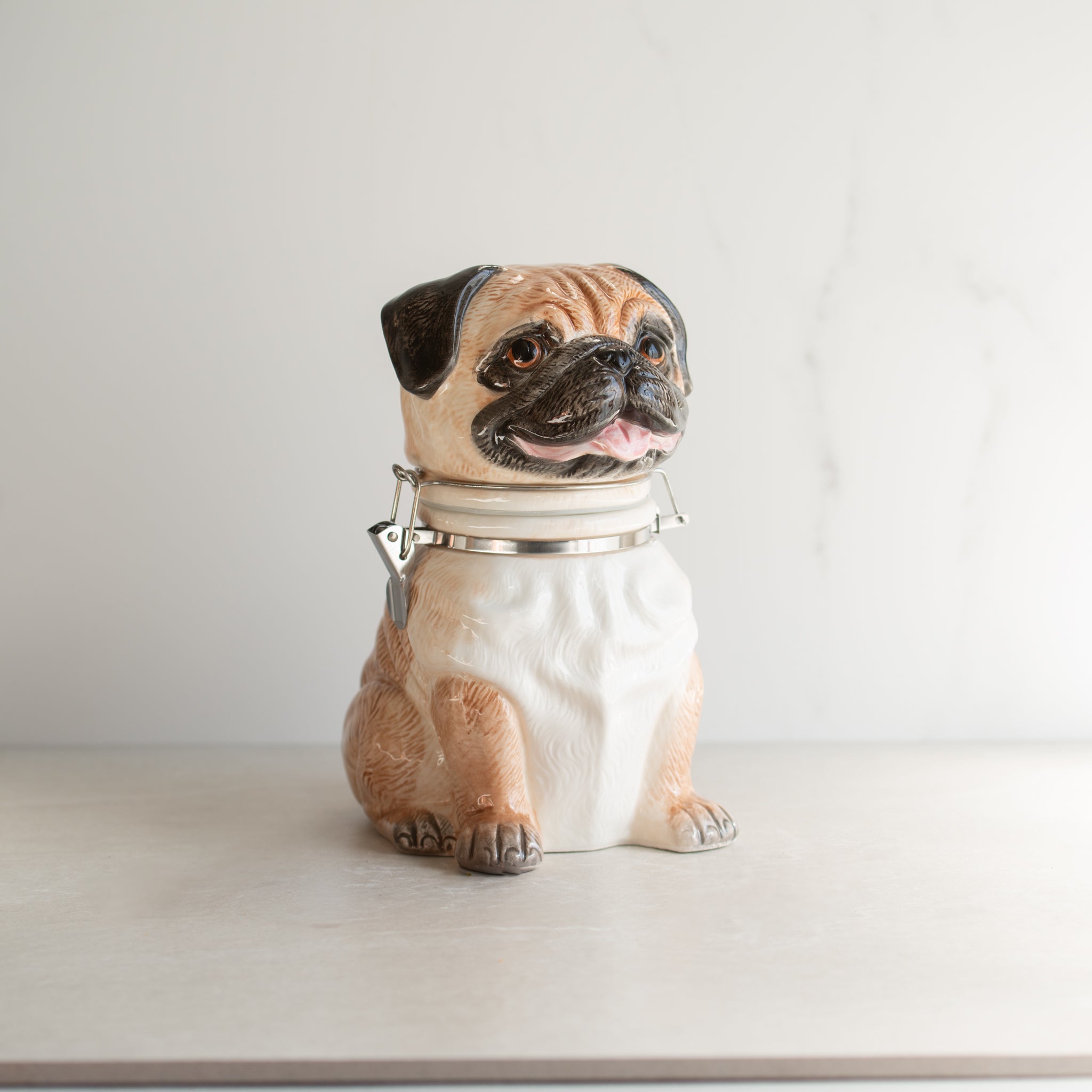 Pug | Ceramic Dog Treat Jar
