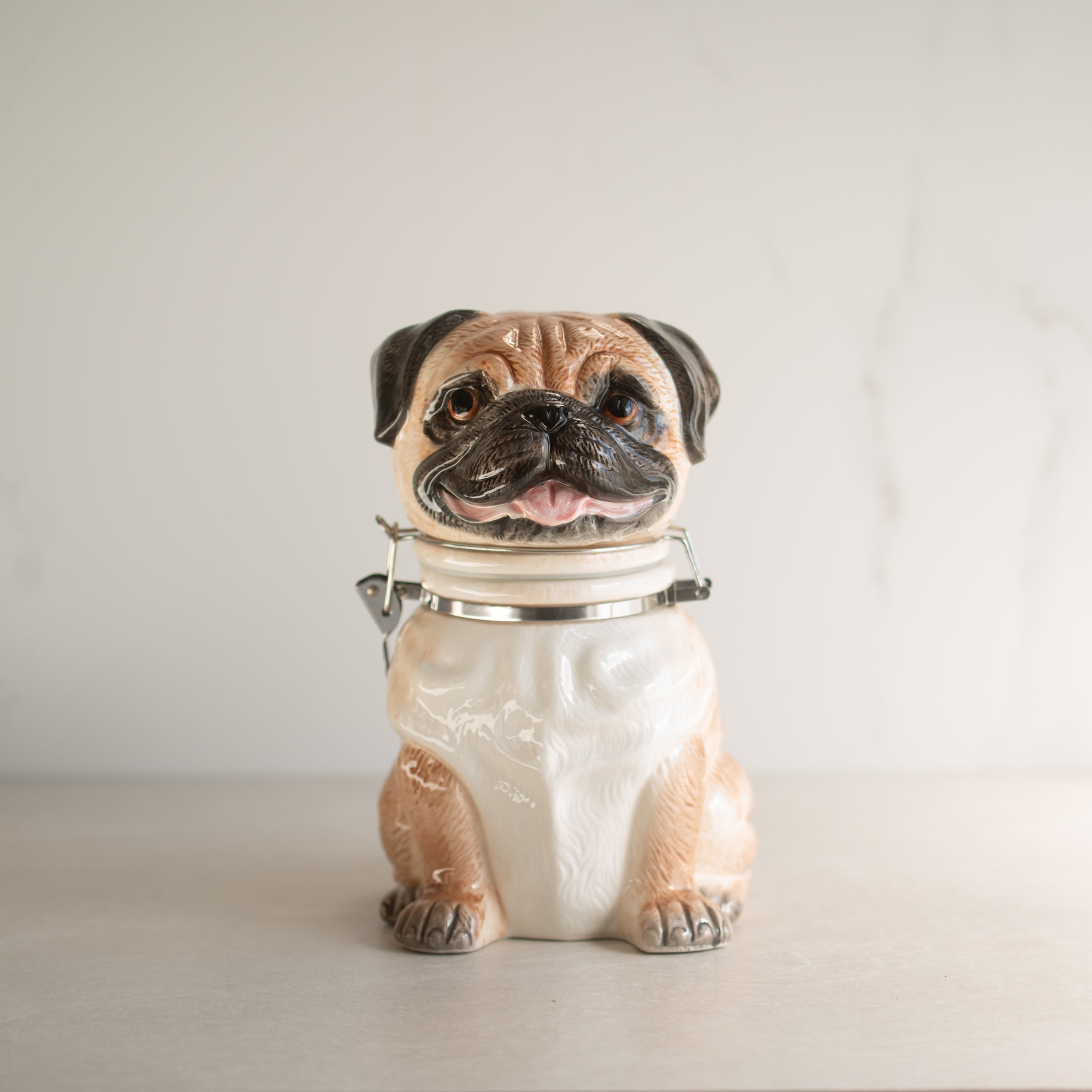 Pug | Ceramic Dog Treat Jar